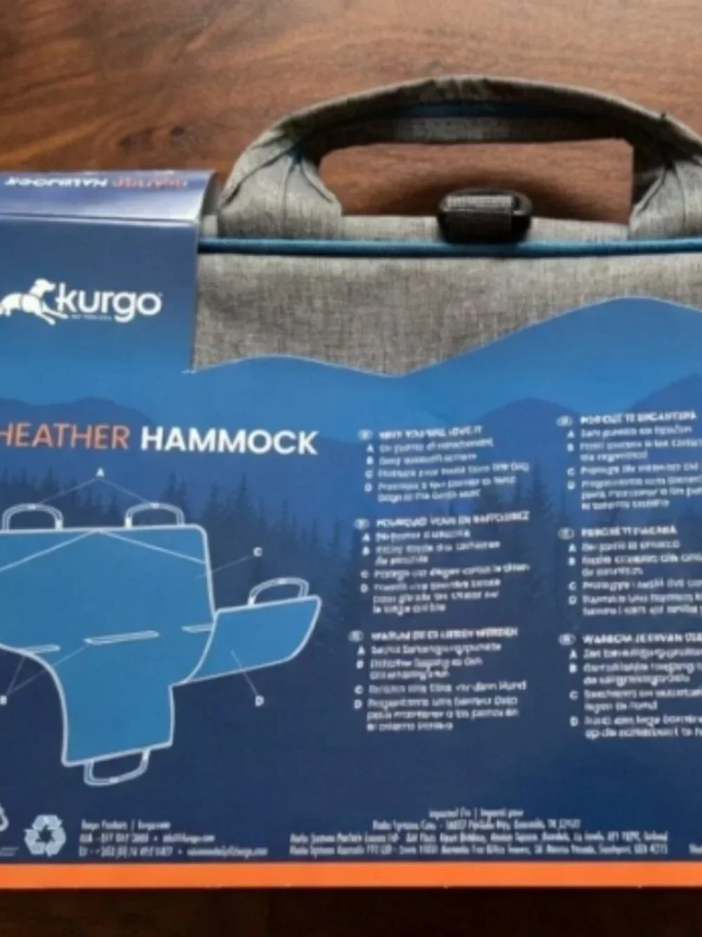 New in pkg KURGO dog seat hammock